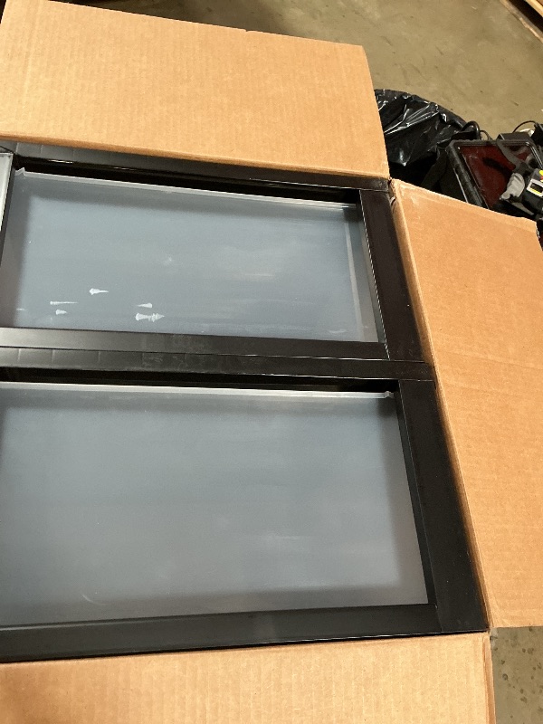 Photo 1 of **BROKEN** IRIS USA 47 Qt. Plastic Drawer Storage Organizer Stacking Drawers, 2-Pack, Stackable Unit with Sliding Drawer for Clothes Bedroom Kitchen Under Sink Pantry Craft Room Bathroom Dorm Office, Black