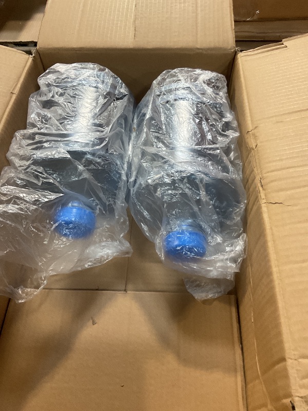 Photo 1 of **PARTIAL SET ONLY 2** Funnymoom 4 Pcs 1 Gallon Plastic Water Bottles Round Jugs with Handle Portable Water Containers Reusable Leak Proof Bottle for Camping Outdoor Sports Travel