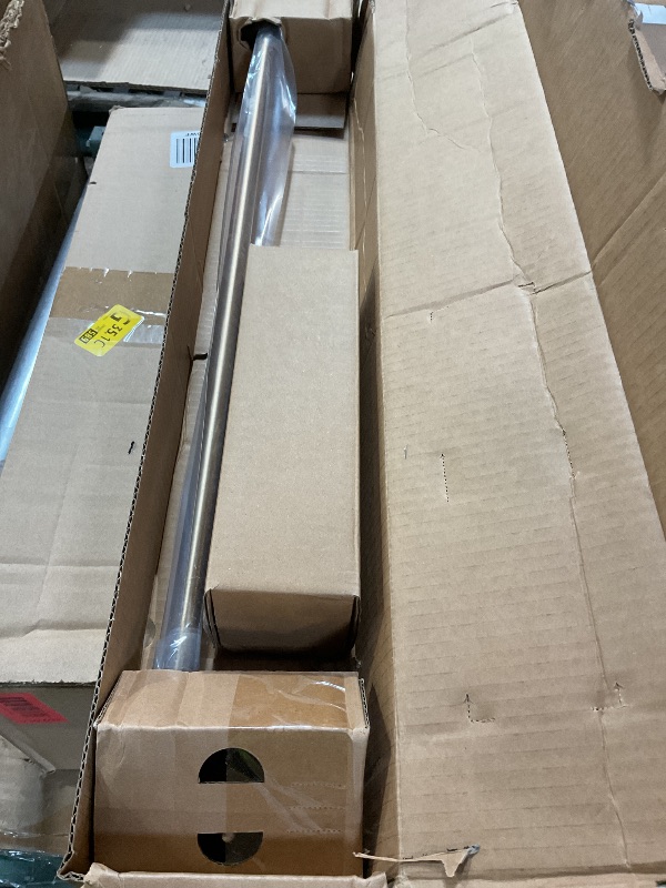 Photo 1 of Room Darkening Rods, Single Window Rods 28-150 Inch(2.33-12.5ft) Telescoping Wrap Around Curtain Rod Splicing Structure With Hidden Base Bracket, Antique Bronze