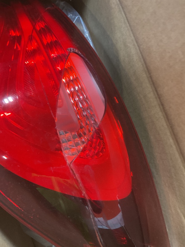 Photo 1 of **BROKEN COVER**TODO Tail Light Assembly Compatible with 2014-2016 Hyundai Elantra, Fits 2014 Hyundai Elantra Coupe Passenger Side, Outer