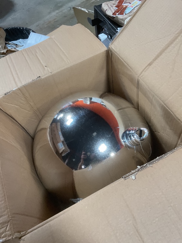 Photo 1 of **18inch SILVER CHRISTMAS BULB**