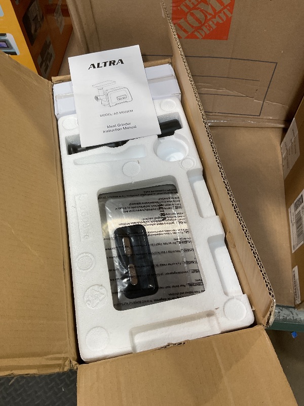View 2 of ***FOR PARTS ONLY*** ALTRA LIFE Meat Grinder, Sausage Stuffer, [2800W Max] Electric Meat Mincer with Stainless Steel Blades & 3 Grinding Plates,Sausage Maker & Kubbe Kit for Home Kitchen & Commercial Using
