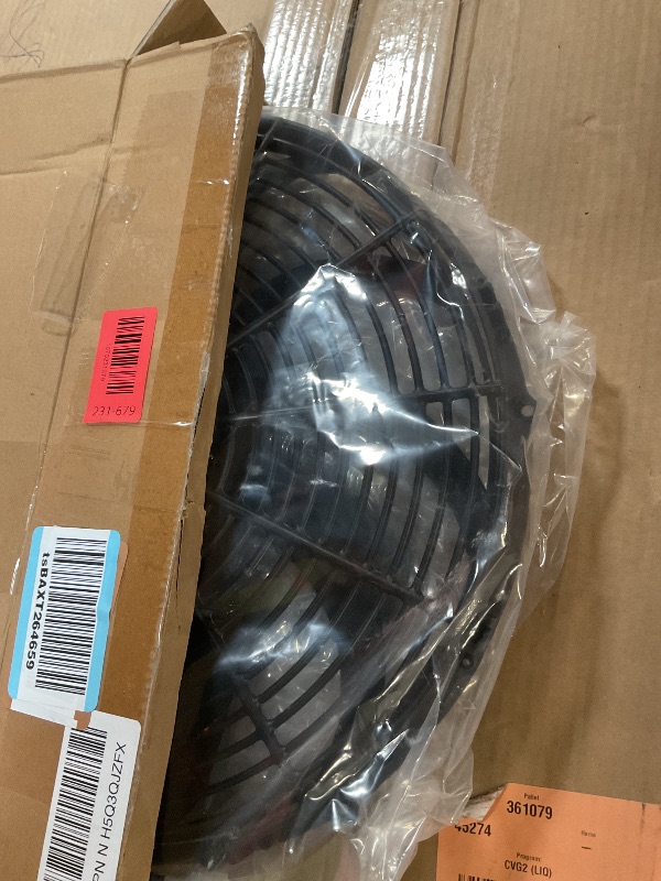 Photo 1 of 16 inch 16" Universal Slim Fan Push Pull Electric Radiator Cooling 12V Mount Kit, 12V 120W Motor