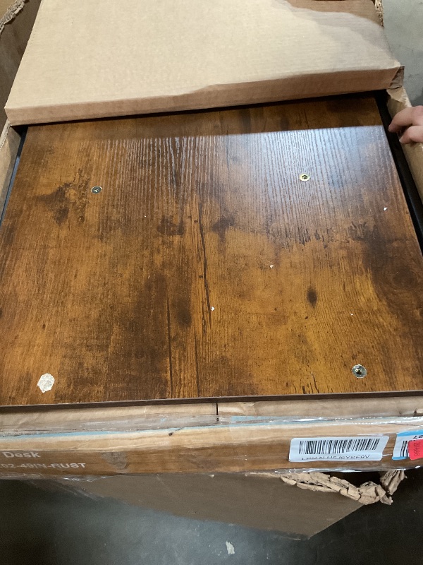 Photo 1 of ***FOR PARTS ONLY /MISSING ASSEMBLY PIECES *** Sweetcrispy L Shaped Desk Computer Gaming Corner Table 51 Inch Home Office Writing Student Work PC Workstation with Side Storage Bag CPU Stand for Bedroom Small Spaces