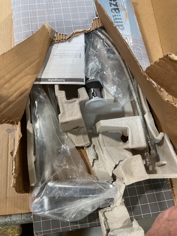 Photo 1 of **PARTS ONLY**hansgrohe Logis Modern Low Flow Water Saving 1-Handle 1 10-inch Tall Bathroom Sink Faucet in Chrome, 71090001