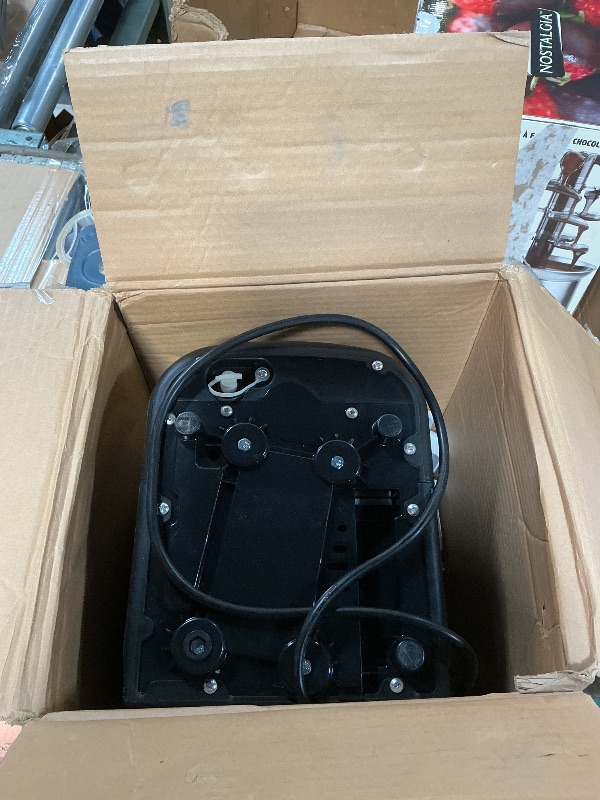 Photo 1 of **NON FUNCTIONAL**EUHOMY Countertop Ice Maker Machine with Handle, 26lbs in 24Hrs, 9 Ice Cubes Ready in 6 Mins, Auto-Cleaning Portable Ice Maker with Basket and Scoop, for Home/Kitchen/Camping/RV. (Black)