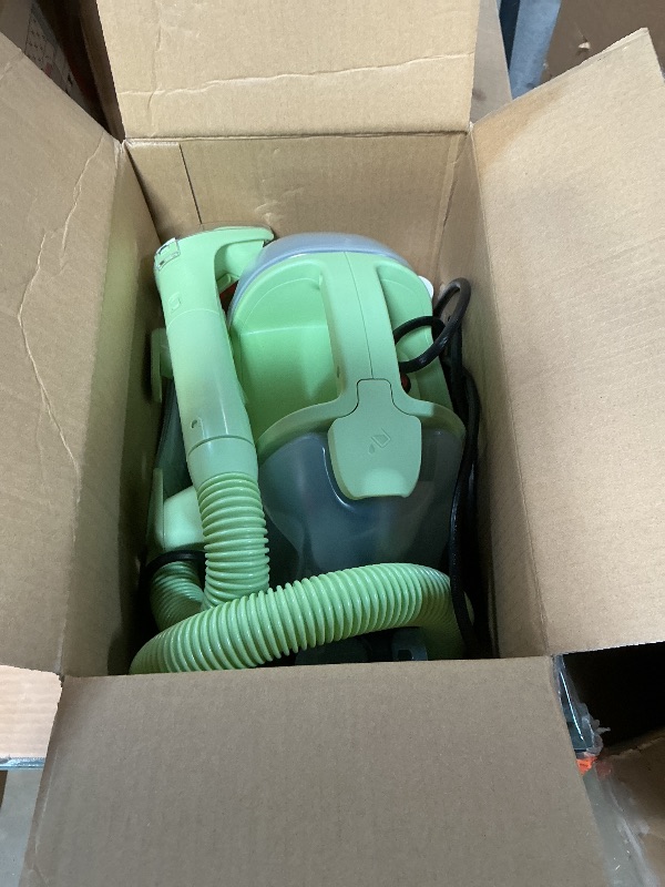 Photo 1 of **HAS MINOR DAMAGE** BISSELL Little Green Mini Portable Carpet and Upholstery Deep Cleaner, Car/Auto Detailer, with HydroRinse Self-Cleaning Tool and 4" Tough Stain Tool, Tea Green, 4075
