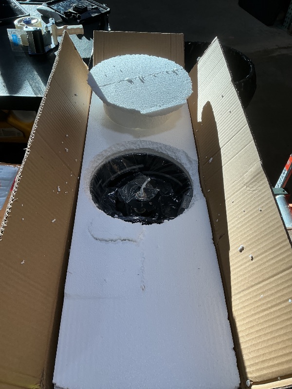 Photo 1 of **DAMAGED LIGHT COVER** Edvivi 62 Inch LED Ceiling Fan with Lights and Remote Control, Low Profile Ceiling Fan with 6 Dual Finish Blades, 6-Speed Noiseless Reversible Motor, Black for Bedroom Living Room Indoor/Outdoor Use