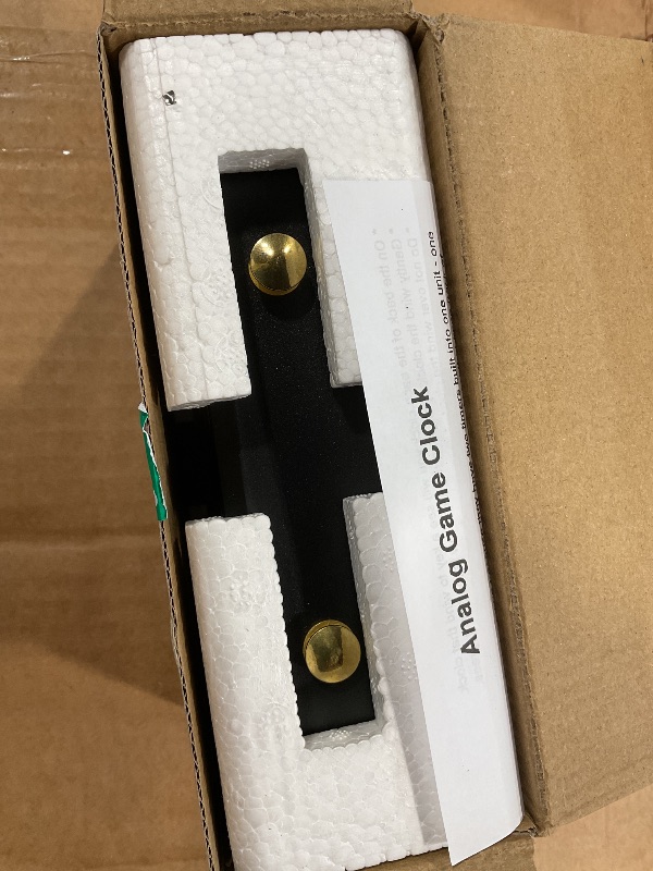 Photo 1 of ** ONE CLOCK NON FUNCTIONAL** Tshiwort Analog Chess Clock Timer, Wind Up Professional Chess Clock with Large Easy to Read Dials No Batteries Required, Analogue Count Up/Count Down Timer for International Chess Games Tournament