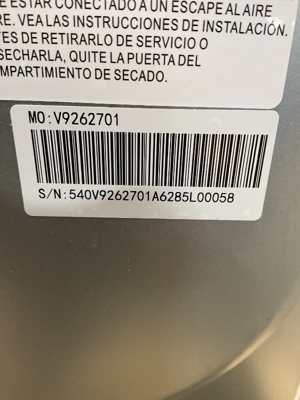Photo 1 of *** USED***Kenmore 7.0 cu. ft. Front Load Gas Dryer - with Guard to Reduce Wrinkles & Static - Smart Sensor Drying - LED - White