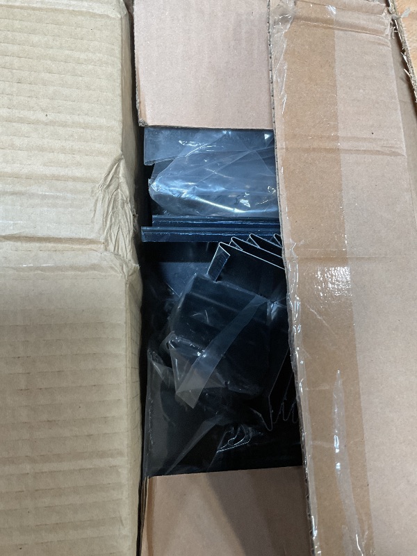 Photo 1 of *** MINOR DAMAGE/UNKNOWN MISSING PARTS AND HARDWARE***Backyard Discovery Arcadia 12' x 9.5' Cedar Wood Outdoor Gazebo Pavilion with Hardtop Galvanized Steel Slope Roof, Snow Support, Wind Resistance, PowerPort, Shade for Garden, Patio, Deck, Entertaining