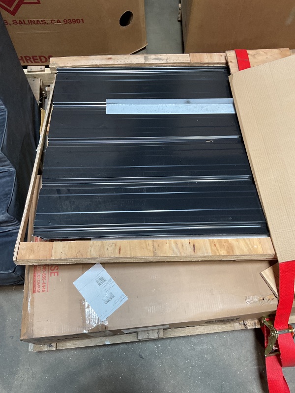 Photo 1 of *** MINOR DAMAGE/UNKNOWN MISSING PARTS AND HARDWARE***Backyard Discovery Arcadia 12' x 9.5' Cedar Wood Outdoor Gazebo Pavilion with Hardtop Galvanized Steel Slope Roof, Snow Support, Wind Resistance, PowerPort, Shade for Garden, Patio, Deck, Entertaining