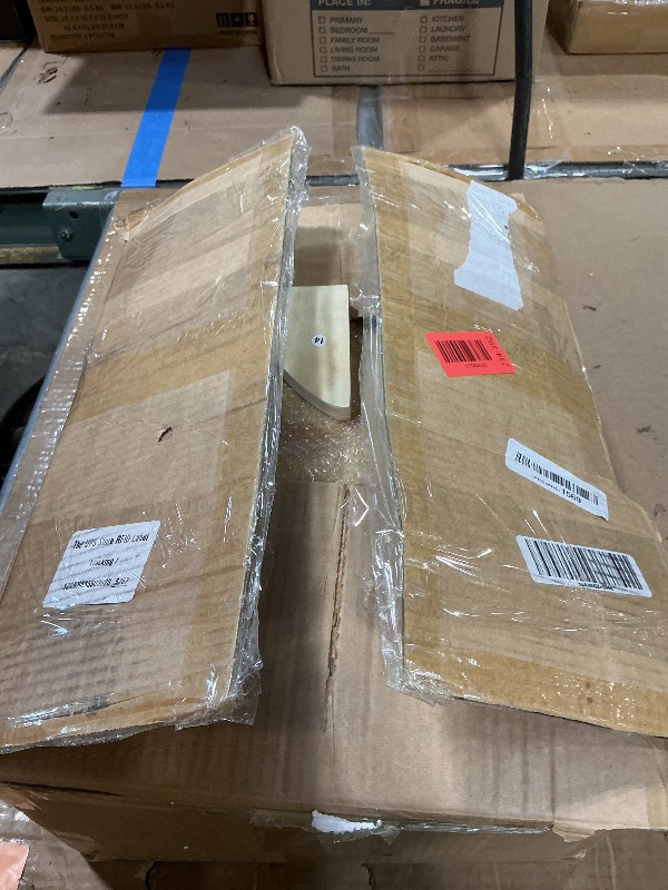 View 2 of **POSSIBLY MISSING ASSEMBLY PIECES*** Woodure 6 in-1 Toddler Kitchen Step Stool with Wooden Stool, Foldable Learning Standing Tower with Blackboard & Feeding Tray, Wooden Kitchen Stool Helper for Kids, 1-3 Year Old Boy Girl Gifts
