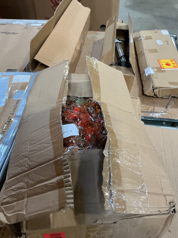 Photo 1 of 2 Pack Fall Artificial Topiary Bushes - 23" Boxwood Ball Trees with Mums, UV Resistant Faux Plants with Ground Spike for Outdoor, Fake Shrubs for Garden Porch Patio Autumn Thanksgiving Decor