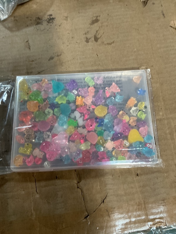 Photo 1 of 120pcs Luminous Mini Resin Animals 20 Types to Hide Miniature Resin Animals Figures Glow in the Dark Tiny Ducks Owls Frogs Bulk for Micro Landscape Dollhouse Aquarium Potted Fairy Garden DIY Decor