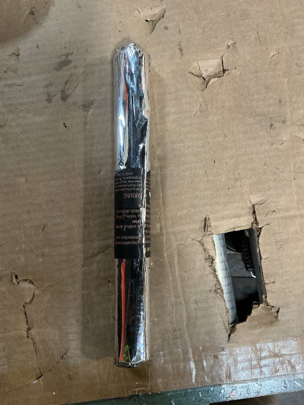 Photo 1 of Clear Table Protector - 12x14 Inch Transparent PVC Desk Cover - 1.5 mm Thick - Heat Resistant, Waterproof Rectangle - Easy Clean Glass Table Mat - Acrylic Dresser Mat