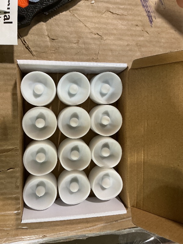 Photo 1 of **PARTIAL SET/ MISSING REMOTE*** Homemory 12pcs Remote Timer LED Tea Lights Candles, 400+Hours Flickering Flameless Battery Votive Tealights for Tabletop Lighting, Centerpieces Decor, Holiday
