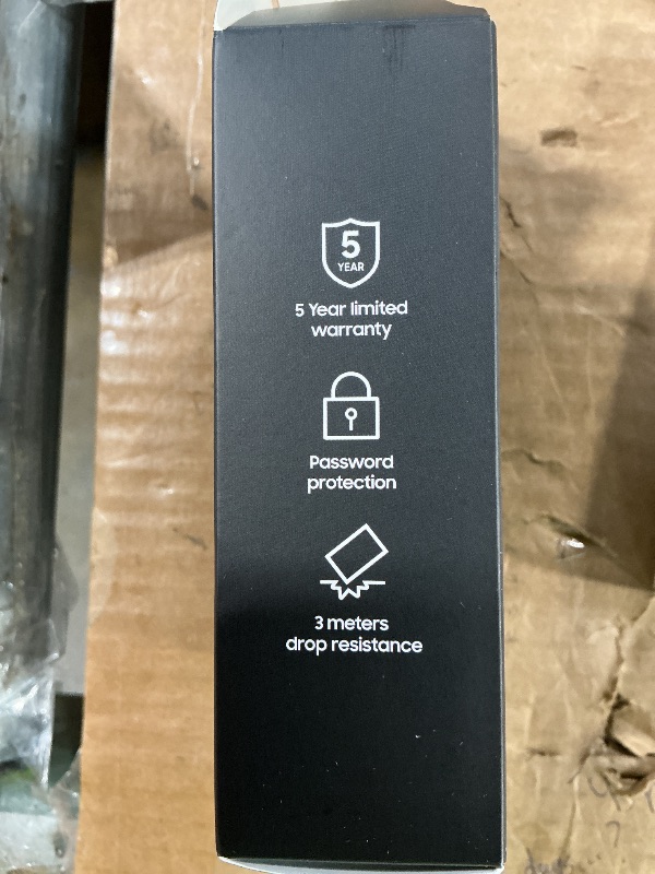 Photo 1 of **UNREADABLE** SAMSUNG T9 Portable SSD 1TB, USB 3.2 Gen 2x2 External Solid State Drive, Seq. Read Speeds Up to 2,000MB/s for Gaming, Students and Professionals,MU-PG4T0B/AM, Black (pack of 1)