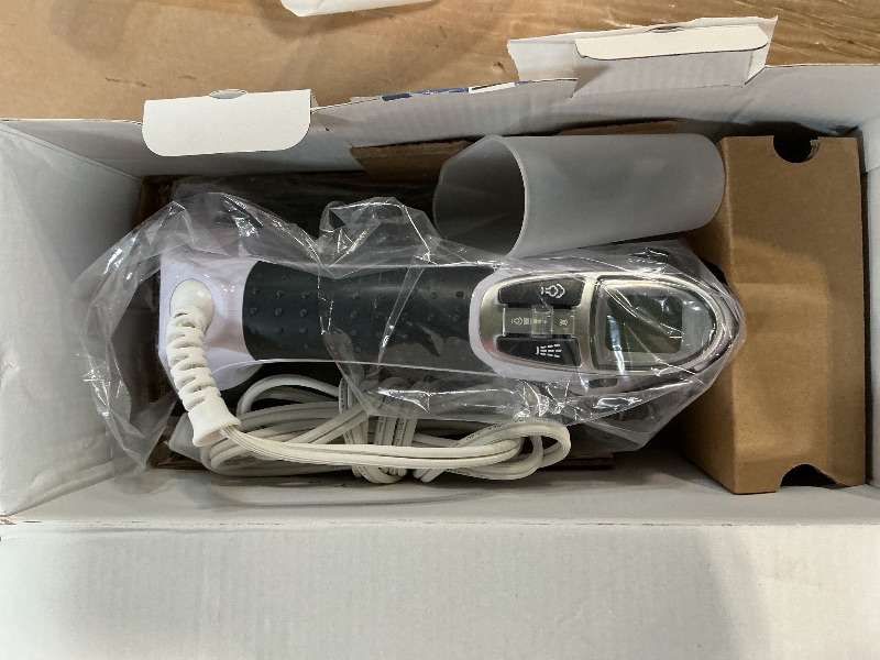 Photo 1 of **MISSING INSTRUCTIONS** BEAUTURAL 1800-Watt Steam Iron with Digital LCD Screen, Double-Layer and Ceramic Coated Soleplate, 3-Way Auto-Off, 9 Preset Temperature and Steam Settings for Variable Fabric Gray
