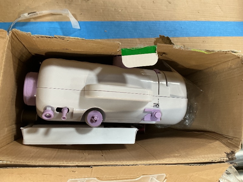 Photo 1 of **NON FUNCTIONAL** Verdanika Beginner Sewing Machine, 12 Built-in Stitches with Foot Pedal, 2-Speed Control, Portable Mini Sewing Machine for Home Travel Use & Sewing Enthusiasts (purple)