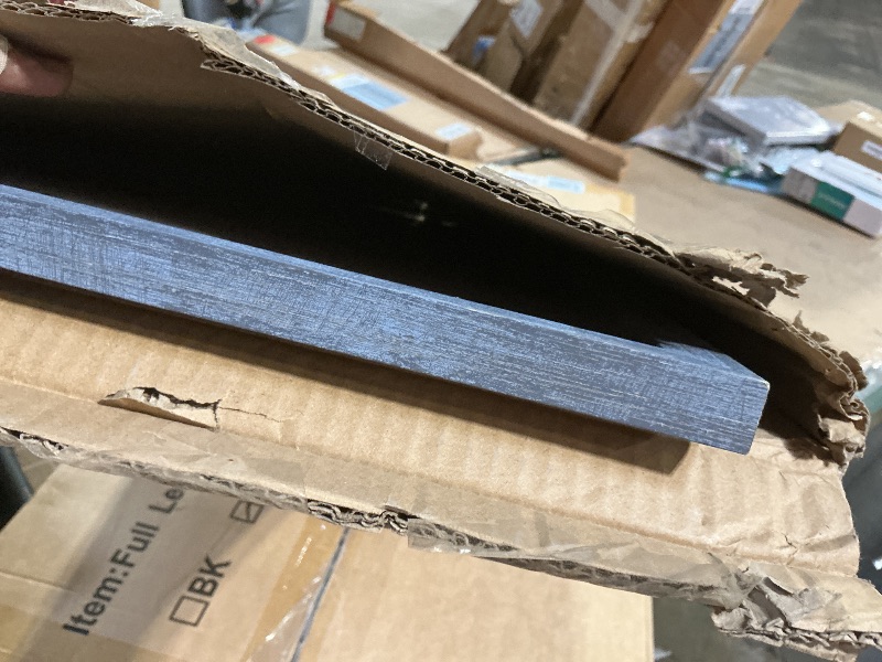 Photo 1 of 13x39 Frame Rustic Blue, 39x13 Picture Poster Frame, Horizontal Vertical Hanging, 13 by 39 Wall Gallery Family Concert Portrait Photo Frame Anniversary/Birthday/Wedding/Thank you/Christmas Gift