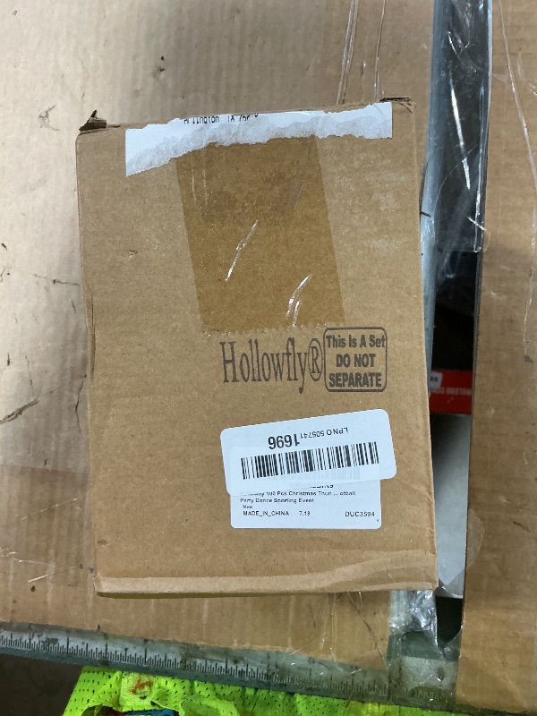 Photo 1 of 100 Pcs Christmas Thunder Sticks Inflatable Candy Canes Boom Sticks Balloons Inflatable Team Cheerleading Spirit Noise Makers for Xmas Football Party Decor Supplies