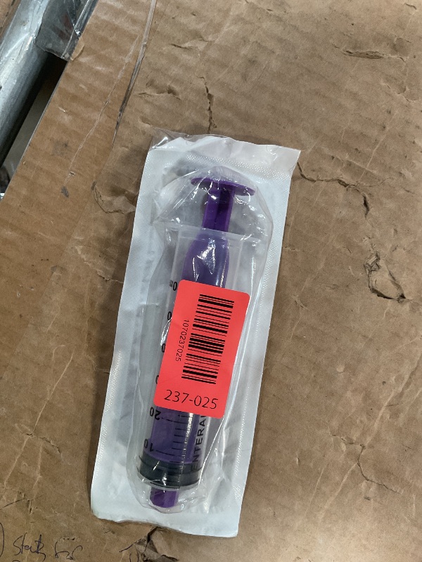 Photo 1 of
Click to see full view
ENFit® Reusable Sterile Syringe with O-Ring - 5ml (20-pack, Individually Packaged, Purple Plunger, DEHP/Latex Free)