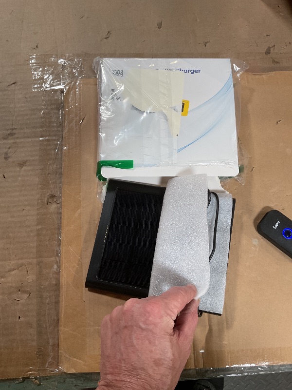 Photo 1 of 1 Pack - Solar Panel for Ring Security Camera Spotlight Cam Plus/Pro(Battery) Stick Up Cam/Pro Wireless Outdoor with 10FT/3M Long Cable Dustproof Waterproof BK