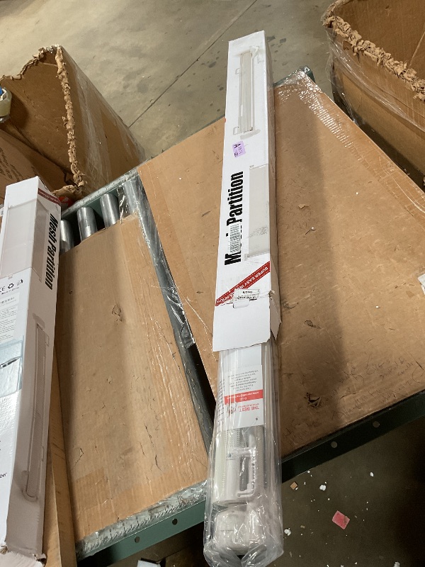 Photo 1 of ***ISSUES WITH RETRACTOR*** Reinforced 120 Inch Extra Wide Retractable Baby Gates Extra Wide Baby Gates for Large Openings 33 Inch Tall Retractable Dog Gate for The House 10ft Long Dog Gate Indoor Barrier with Reinforced Strips