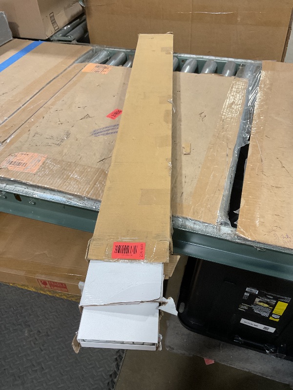 Photo 1 of Step Up Laundry Drying Rack, Wall Mounted, Retractable Clothes Drying Rack, 60lbs Capacity, 20 Linear Ft, with Wall Template and Long Screwdriver Bit (40" White)