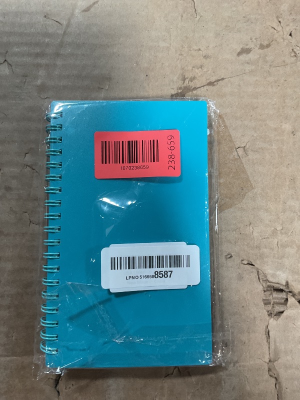 Photo 1 of 2026-2027 Pocket Calendar/Planner - Weekly & Monthly Pocket Planner for Purse, Jul. 2026 - Jun. 2027, 6.8" x 4.1", Strong Twin - Wire Binding, Plastic Cover
