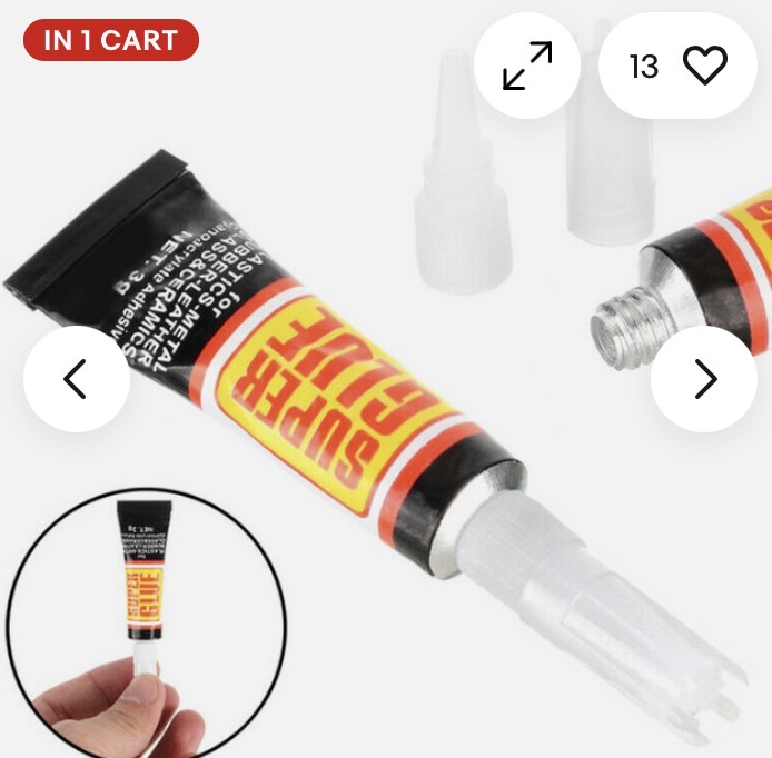Photo 1 of 10x Super Glue Surface Insensitive Extra Strong Adhesive Fast Instant Universal