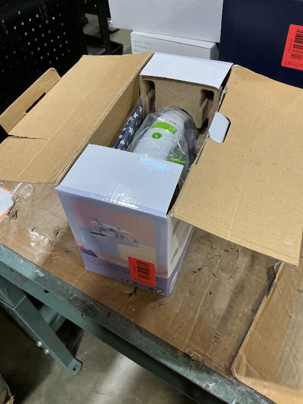 Photo 1 of **FOR PARTS ONLY/ MISSING PIECES/ HAS DAMAGE PIECES*** Sewing Machine for Beginners,Mini Handheld Sewing Machine, 2 Modes for 2-Thread Stitching, Small Sewing Machine, Compact Portable Sewing Machine, Sewing Kit Tool, Foot Pedal, Home Travel