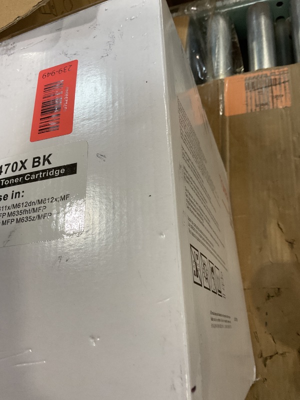 Photo 1 of ** HEAVY SPILL**SavFinto 147X Toner Cartridge (with CHIP) Compatible for HP 147X W1470X 147A W1470A for HP LaserJet Enterprise M610dn M611dn M611x M612x MFP M634z M635fht M635h M634h M636fh Printer (1 Black)