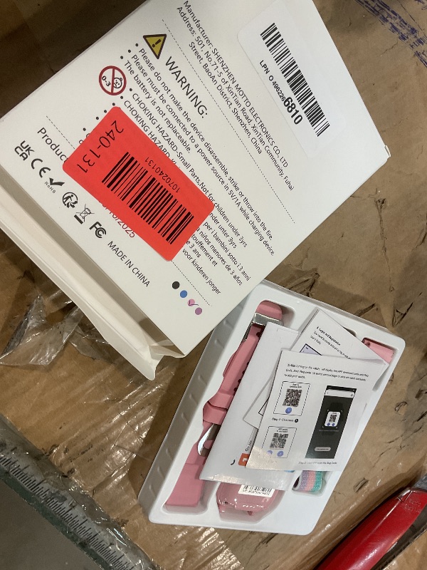 Photo 1 of ***FOR PARTS / NON-FUNCTIONAL*** AXYWINBO Kids smart Watch for Girls Boys 4g GPS Call Text-Smart Watch for Kids Game Camera Pedometer Alarm Clock Calculator-Kid Watches for Girls Boys 4-12 Ages Gifts Pink