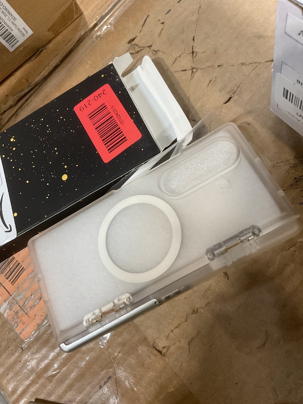 Photo 1 of **HINGES ARE RUSTED.** i-Blason for Samsung Galaxy Z Fold 7 Case MagSafe with Stand [9H+ Tempered Glass Screen Protector] [Hinge Protection] Wireless Charging Full-Body Protective Kickstand Case for Z Fold 7 (Frost Clear)