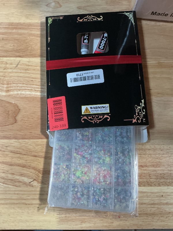 Photo 1 of 18000Pcs Resin Jelly Rhinestones for Bedazzling, Mixed-Color 4mm Flatback Gems for Diamond Art, Bedazzler Kit with 3Pcs 10ml B7000 Jewelry Glue for DIY Crafting Crafts Book Shoes Nail Art