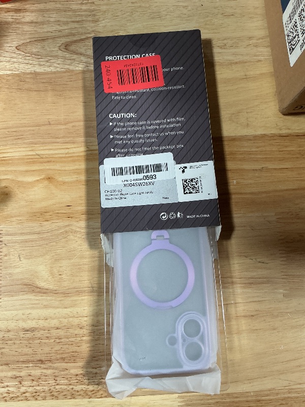 Photo 1 of 360° Spin CD Stand for iPhone 17 Case Compatible with Magsafe Ring [Never Yellow][DIY Glitter Cardstock] Camera Protection Plating Clear Cute Phone Case for Women Girls 6.3'', Lavender Purple