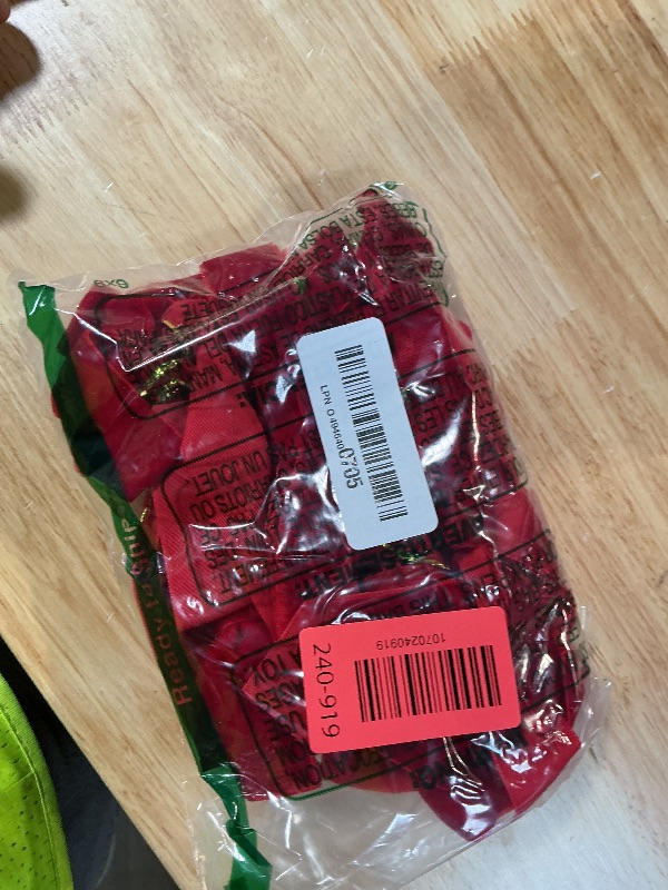 Photo 1 of 12PCS Red Velvet Bows for Christmas Tree, Bows for Christmas Tree, Garland Red Velvet Bow Ornaments for Christmastree with Gold Twist Ties (A)