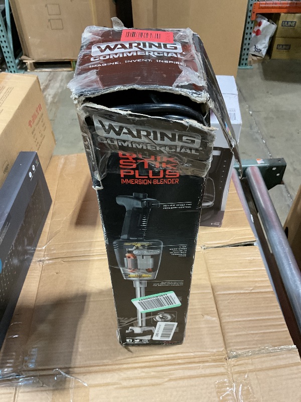 Photo 1 of ***NON FUNCTIONAL***Waring (WSB40) 10" Medium-Duty Quik Stik Plus Immersion Blender,Black/Silver