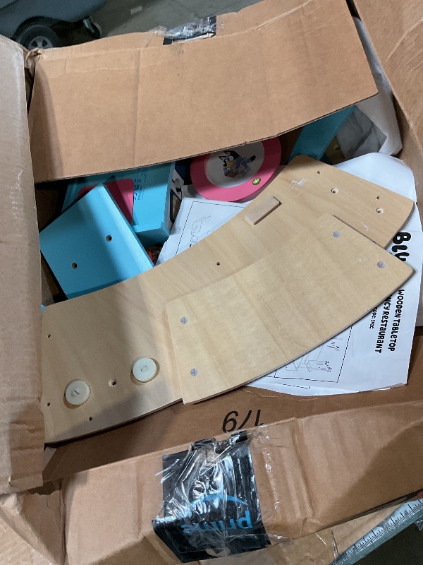 Photo 1 of ***FOR PARTS/ MISSING PIECES/ PIECES ARE DAMAGED*** Table Top Bluey Restaurant Set, Cooking Set for Kids w/Utensils for Pretend Play and Family Fun, Restaurant Play Set