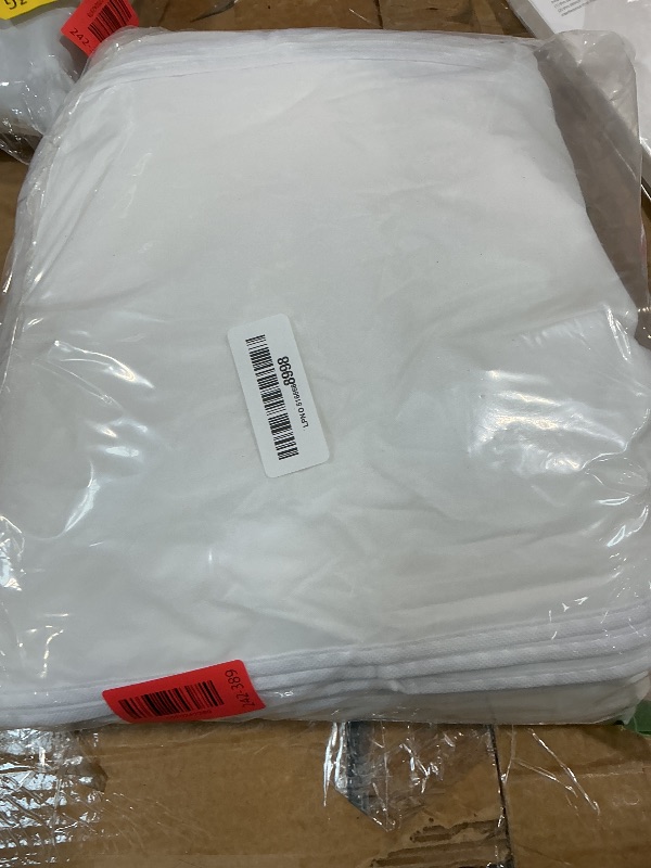 Photo 1 of 12 Pack Breathable Clothes Covers with Zip, Waterproof Dustproof Garment Covers Bags Dress Bag Covers Damp-proof Mens Suit Storage Bag for Wardrobe Storage and Travel(White)
