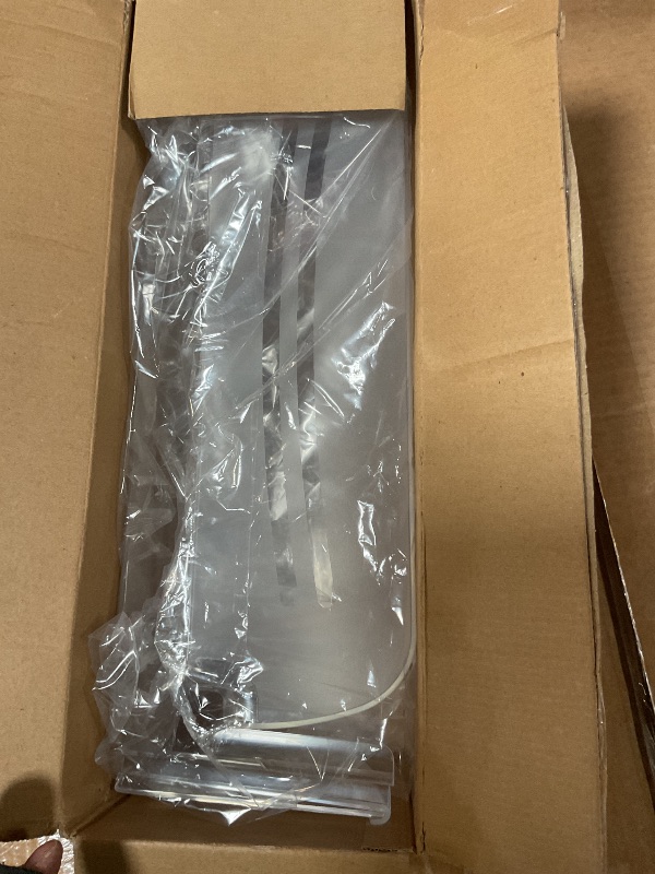 Photo 1 of 240323002 Refrigerator Door Bin Shelf Compatible with Frigidaire or Electrolux, Bottom 2 Shelves on Refrigerator Side, Clear, Double Unit, Replaces PS429725, AP2115742