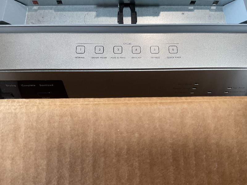 Photo 1 of *** USED/UNKNOWN MISSING PARTS OR HARDWARE***Kenmore 22-14705 18" Compact Built-In Dishwasher - UltraWash Plus, TurboDry, EasyFlex Third Rack & SmartWash - 10 Place Settings - 45 DBA - ENERGY STAR Certified - 18" - Stainless Steel