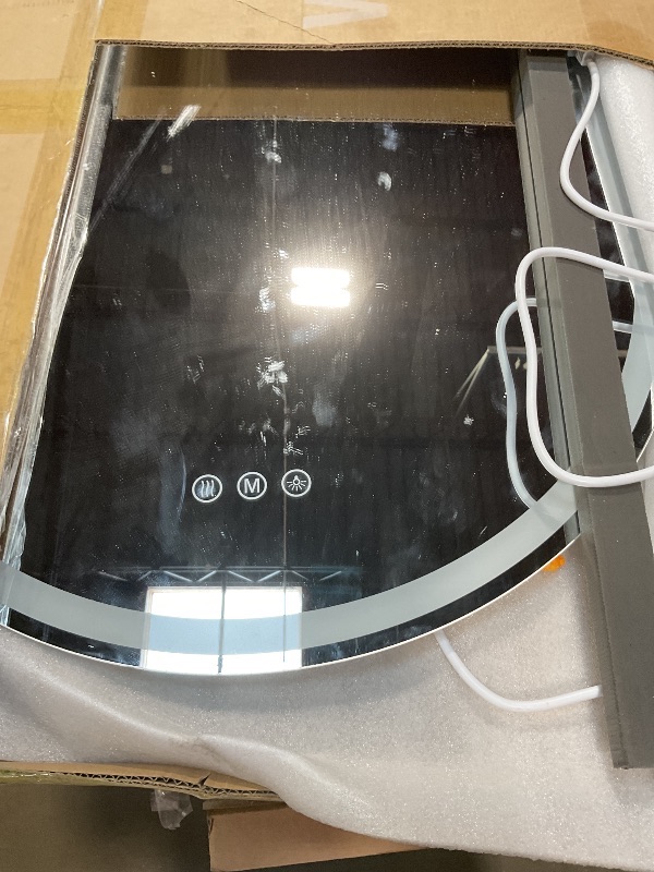 Photo 1 of ***DIRTY/ LIGHT UNTESTED** WISSMIELS Arched LED Bathroom Mirrors with Lights 36"x60" LED Mirror for Bathroom,Led Vanity Mirror, Anti-Fog,LED Mirrors with Light, Anti-Fog, Dimmable, 3 Color, Shatterproof, Touch Sensor