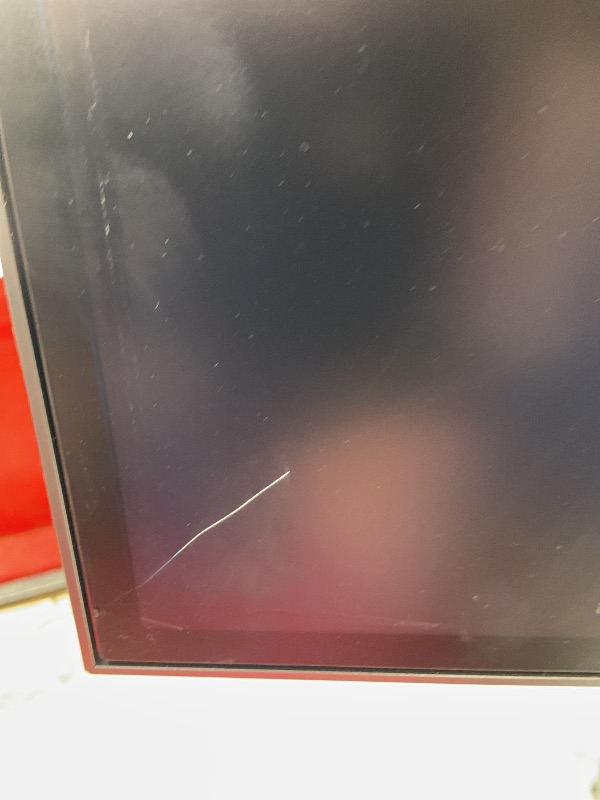 Photo 1 of *** USED/MINOR DAMAGE TO SCREEN/POWERS ON, UNABLE TO TEST/UNKNOWN MISSING PARTS OR HARDWARE***Samsung 57" Odyssey Neo G9 (G95NC) Series Dual 4K UHD 1000R Curved Gaming Monitor, 240Hz, 1ms with DisplayPort 2.1, Quantum Mini-LED, DisplayHDR 1000, AMD FreeSy