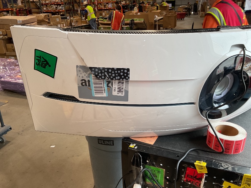 Photo 1 of *** USED/MINOR DAMAGE TO SCREEN/POWERS ON, UNABLE TO TEST/UNKNOWN MISSING PARTS OR HARDWARE***Samsung 57" Odyssey Neo G9 (G95NC) Series Dual 4K UHD 1000R Curved Gaming Monitor, 240Hz, 1ms with DisplayPort 2.1, Quantum Mini-LED, DisplayHDR 1000, AMD FreeSy