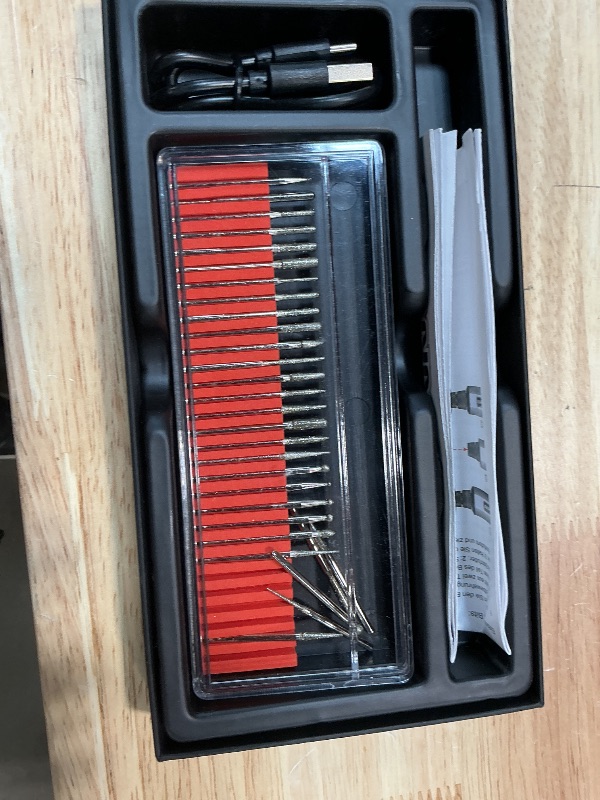 Photo 1 of (((MISSING PEN)))))’ AM ARROWMAX Mini Engraving Pen: Ultimate Cordless Portable Tool for Artists & D )))))8PE PENers - Engrave 50+ Surfaces - Beginner Friendly - Engraving Pen for Bead, Metal, Wood, Glass and Plastic,Black