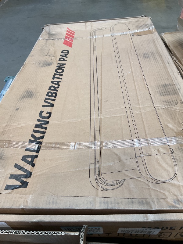 Photo 1 of **FOR PARTS HAS BROKEN ASSEMBLY PIECE*** Walking Pad Treadmill with APP, 3 in 1 Under Desk Treadmills, 2.5HP Low Noise Walking Vibration Pad with Remote Control,Portable Treadmill for Home Office, Red