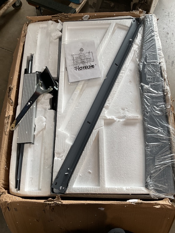 Photo 1 of *** UNKNOWN MISSING PARTS OR HARDWARE***Hoteche 12-3/8-Inch Table Saw - 3-HP Electric Power Saw with Stand and Extendable Table for Woodworking, Carpentry, DIY Projects